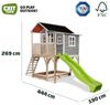 Exit Holz Spielhaus Loft 750 | Grau | 190x269 cm Bild 3