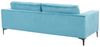3-Sitzer Sofa Samtstoff hellblau VADSTENA Bild 5