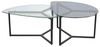 Couchtisch-Set (2tlg.), Tischset, mit Glasplatten Bild 2