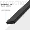 ML-DESIGN Tischbein Tischgestell Loft 2er Set aus Stahl Industriedesign U-Form, Tischkufen 44x42 cm Schwarz Profil 8x2cm Möbelfüße Bild 5