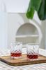 ECHTWERK Whiskyglas Tumbler Set ca. 330ml, 4-tlg, Glas, mit Schliffoptik und Reliefstruktur Bild 3
