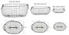 Ovales Drahtkorb Set 3 teilig Metallkorb Aufbewahrung Küche Garten L+M+S Bild 4
