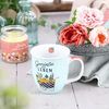 Tasse Kaffeetasse Kaffeebecher Teetasse Sheepworld 40cl Garten Glück 47608 Bild 3