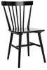 SAFAVIEH Set of 2 Wooden Dining Chairs, in Black Bild 4