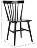 SAFAVIEH Set of 2 Wooden Dining Chairs, in Black Bild 3