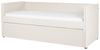 Tagesbett TROYES 90 x 200 cm Bouclé Helles Beige Bild 5