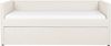 Tagesbett TROYES 90 x 200 cm Bouclé Helles Beige Bild 4