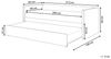 Tagesbett TROYES 90 x 200 cm Bouclé Helles Beige Bild 3