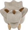 Beliani Animal pouffe with storage gray TRICERATOPS Bild 5