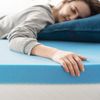 Zinus Matratzenschoner 80x190 cm – Höhe 7,6 cm – Matratze aus Memory-Schaum mit kühlendem Gel – Matratzenauflage – Oeko-TEX Zertifiziert Bild 2