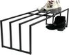 DanDiBo Schuhregal Metall Schwarz 1 Ebene 96551 Schuhablage Schuhständer Modern Stabil Massiv Schuhschrank Ablage Bild 4