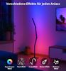 Northpoint LED Stehlampe RGB Faltbar Digitale LEDs 178cm hoch Wandleuchte Musik Timer Bild 4