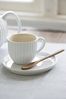 Laursen - Kleine Kaffeetasse 135ml Mynte Weiß 2037-11 Espressotasse Unterteller Bild 4