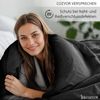 Cozyor Bettwäsche extra dick, weich, top Reissverschluss 135x200 155x200 155x220 200x200, Mikrofaser, 2 teilig, schwarz Eclipse, Bettbezug + Kissenbezug 40x80, für Allergiker, weich Bild 2