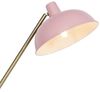 Qazqa Stehlampe Milou, ohne Leuchtmittel, E27, Rosa, Retro, Stahl, 1-flammig Bild 2