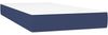 vidaXL Boxspringbett mit Matratze Blau 90x190 cm Stoff 3131559 Bild 5