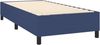 vidaXL Boxspringbett mit Matratze Blau 90x190 cm Stoff 3131559 Bild 4