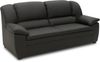 DOMO. collection Sofa 100 018, 2-Sitzer Couch aus Kunstleder, 2er Polstergarnitur, Polstersofa 159 x 92 x 89 cm (BxTxH), schwarz Bild 4