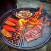 BBQ-Toro Grillrost Gusseisen Plancha Set mit Grillrost und Grillplatte, Ø 54,5cm, Rahmen mit zwei Grillrosteinsätzen und einem Grillplatteneinsatz Bild 2