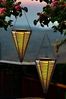 Arnusa LED Solarleuchte Hängelampen 2er Set LED Außenleuchte Solarlampen hängend kabellos, Kerzeneffekt, LED fest integriert, warmweiß, Rattan-Optik für Garten, Balkon & Terrasse Bild 5