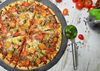 Pizzateller Set ø36cm aus Schiefer mit Pizzaschneider Pizzaschneidebrett Pizzabrett Bild 4