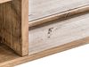 Badspiegel massivum Dingle 130x60 cm natur Holzspiegel Wandspiegel Spiegel-mit-Regal rechteckig Pinie recycelt Badezimmer Bild 5