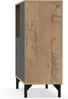 MUEBLES PITARCH Anori Sideboard für Wohnzimmer, Esszimmer, mit Beinen, Farbe: Eiche, Gold und Grau, 112 cm Bild 5