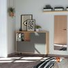 MUEBLES PITARCH Anori Sideboard für Wohnzimmer, Esszimmer, mit Beinen, Farbe: Eiche, Gold und Grau, 112 cm Bild 2