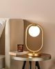 Tischleuchte YANKEE Metall Gold Bild 2