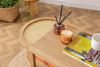 Hanah Home Stylish Coffee Table, Natural Finish, 91 x 42 x 36 cm | 100% Melamine Coated Chipboard, Wooden Legs | Perfect for Modern Living Rooms & Spaces Bild 5