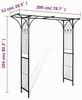 vidaXL Gartenbogen 200 x 52 x 204 cm 40778 Bild 3