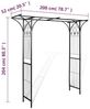vidaXL Gartenbogen 200 x 52 x 204 cm 40778 Bild 3