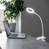 LED Klemmlampe, Touchdimmer, beweglich, Akku, weiß, H 49 cm Bild 2