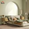 HOMCOM Nachttisch mit Schublade, Ablage, Griff (Nachtschrank, 2-St, Beistelltisch), für Schlafzimmer, Naturholz Bild 2