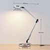 Lindby Schreibtischlampe Rilana, LED, Metall, Alu warmweiß IP20, 1 x 10 W LED, warmweiß Bild 5