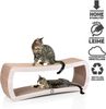 Canadian Cat Company Kratzpappe Jumbo Galaxy XXL - natur, (Qualitäts-Kratzbrett, 1-tlg, XL Kratzmöbel mit Katzenminze), ergonomische Form Bild 2