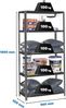 Simonrack Schwerlastregal, Lagerregal, 180 x 90 x 50 Metallregal, Kellerregal, Biegestelle 100 kg, 5 Fachböden, Antracite - Comfort Bild 3