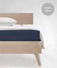Fleuresse Mako-Satin-Spannlaken Colours, nachtblau Bild 2