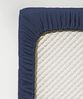 Fleuresse Mako-Satin-Spannlaken Colours, nachtblau Bild 3