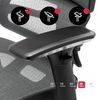 Diablo V-Commander Ergonomischer Bürostuhl Schreibtischstuhl Chefsessel 3D Armlehnen Lendenwirbelstütze Verstellbare Kopfstütze & Sitzfläche Netzstoff Belastbarkeit Bis 200 KG (schwarz-grau) Bild 4