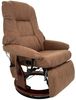 abc HOME Sessel braun, Fernbedienung, elektrisch, Massage, Liegefunktion Bild 4