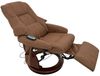 abc HOME Sessel braun, Fernbedienung, elektrisch, Massage, Liegefunktion Bild 5