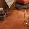 Paco Home Waschbarer Teppich Wohnzimmer Schlafzimmer Kurzflor rutschfest Flauschig Weich Moderne Einfarbige Muster, Grösse:160 cm Rund, Farbe:Kupfer Bild 3