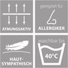 Traumnacht Stuhlkissen Cozy 4er Set, Bequeme Sitzkissen für Gartenstuhl, Küche oder Esszimmer, Indoor u. Outdoor, 38 x 38 x 6 cm, rot Bild 5