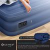 KESSER Luftbett mit elektrischer Pumpe, PVC blau, 203 x 152,5 x 51 cm Bild 4