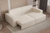 MOEBLO Sofa Denver mini aus Bouclé, Stilvolles Sofa mit Schlaffunktion in Bouclé-Stoff, Couch, Polstermöbel, Sitzmöbel, Wohnzimmermöbel 3-Sitzer-Sofa Stoffsofa, Bettkasten, mit Schlaffunktion Bild 5