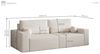 MOEBLO Sofa Denver mini aus Bouclé, Stilvolles Sofa mit Schlaffunktion in Bouclé-Stoff, Couch, Polstermöbel, Sitzmöbel, Wohnzimmermöbel 3-Sitzer-Sofa Stoffsofa, Bettkasten, mit Schlaffunktion Bild 2