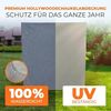 Kronenburg Hollywoodschaukel Abdeckung, 150 x 210 x 150cm, wasserdicht, Abdeckplane Gartenschaukel für 3-4 Sitzer - Wasserdicht in grau Bild 3