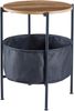 Beistelltisch Suonenjoki 59x47cm Schwarz / Walnussoptik [en. casa] Bild 3