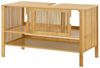 Waschbeckenunterschrank Hvaler 60x100x45cm Bambus [en. casa] Bild 5